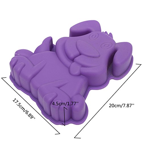 Large Dog Baking Mold - MoldFun Dog Non-stick Silicone Pan Mold for Cake, Muffin, Loaf, Bread, Toast, Mousse, Scone (Random Color) - Thumbnail 5