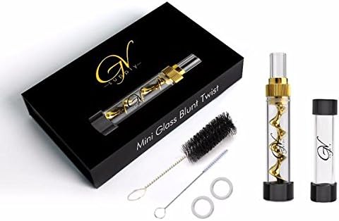 GV Supply Glass Mini Tube Kit With Cleaning Brush With Rubber Caps And Extra Gift