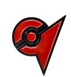 Pokemon Go Plus Pins by PokeSwag-Cool Red Team Gym Badges-Valor Moltres Metal Lapel Button-Enamel Fill Emblem-Pokemon Games Kanto Fans & Collectors-Accessories for Boys & Girls