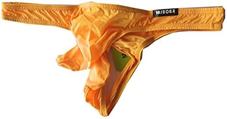 Men Bikini Elephant Nose Long Bulge Pouch Boxer Briefs G-Strings & Thongs