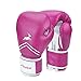 Trideer Pro Grade Boxing Gloves for Men & Women, Kickboxing Bagwork Gel Sparring Training Gloves, Muay Thai Style Punching Bag Mitts, Fight Gloves (Rose, 12)