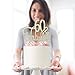 60 Cake Topper - Premium Gold Metal - 60 and Fabulous - 60th Birthday Party Sparkly Rhinestone Decoration Makes a Great Centerpiece - Now Protected in a Box