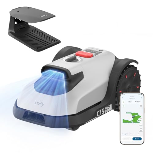 eufy C15 Mähroboter ohne Begrenzungskabel mit Garage, bis 500m²