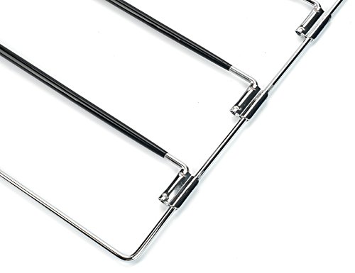 Nature Smile Clothes Pants Hangers 2pack-Multi Layers Metal Pants Slack Hangers,Non-Slip 4-Tier Swing Arm Pants Hangers Rack Closet Storage Organizer for Trousers Jeans Scarf Skirts Hanging - Thumbnail 7