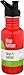 Klean Kanteen 18oz Classic Stainless Steel Water Bottle with Klean Coat, Single Wall and Leak Resistant Sport Cap 3.0 - Mineral Red