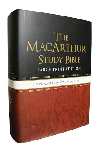 The NASB, MacArthur Study Bible, Large Print, Hardcover, Thumb Indexed: Holy Bible, New American Standard Bible