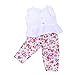 Livoty Doll Clothes Outfit Set T-Shirt Pants Set for 18 Inch American Toy Girl Doll Clothes Accessory Girl Toy (ZRJ81012106)