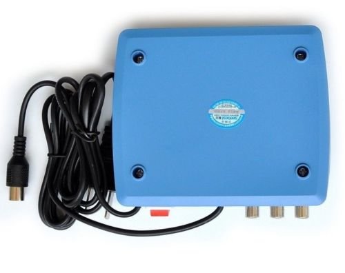 image for UTP AC 220V EU Plug AV to RF Modulator TV Switch Audio Video RCA Ant I