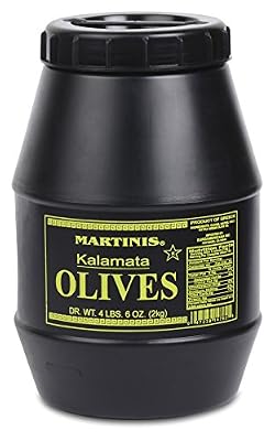 Martinis Select Kalamata Olives Whole- 2 Kilo (4.4 Lbs)