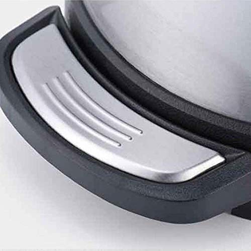 Compacta Tipo De Pedal Bote De Basura, Acero Inoxidable Silencio Cubo