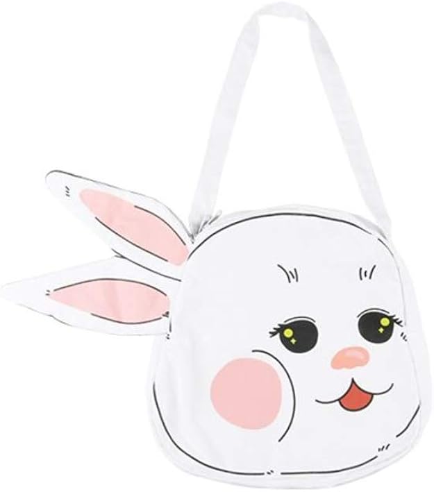 Playful bunny stereo ear luxury handbag ladies canvas ...