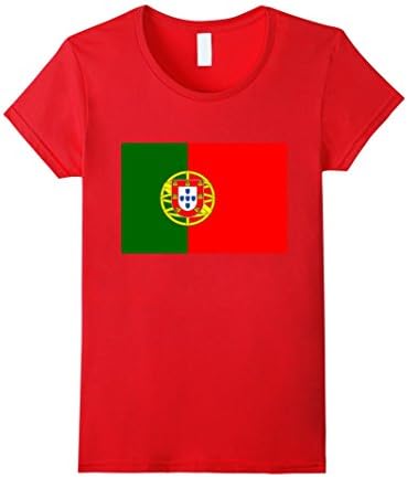 Women's Flag of Portugal bandeira de Portugal T-Shirt Small Red