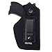 Creatrill Inside The Waistband Holster | Fits M&P Shield 9mm.40.45 Auto/Glock 26 27 29 30 33 42 43/Ruger LC9, LC380/Springfield XD & Similar Pistols | Gun Concealed Carry IWB Holster