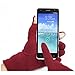 Women Touchscreen Phone Texting Polyester Windproof Winter Gloves one size fits all (Black)