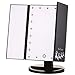 Miss Sweet Led Lighted Trifold Tabletop Mirror Makeup Mirror Table Mirror Vantiy mirror for Beauty Makeup
