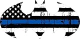 Thin Blue Line Decal Vinyl Sticker Batman Logo Flag Style Decal Vinyl Sticker Window Decal Vinyl Sticker 4