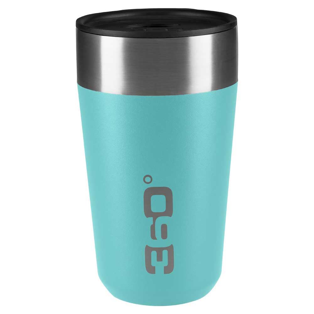360 DEGREES Large Insulated Tumbler, Unisex_Adult, 360BOTTVLLGTQ, Blue Turquoise, one Size