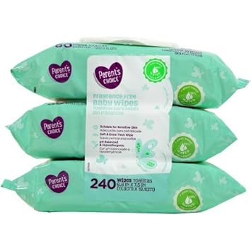 parents choice wipes powder fresh