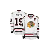 Jonathan Toews Chicago Blackhawks White Reebok Premier Jersey