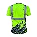 SafetyShirtz Hi Vis Work Shirts - SS360 Stealth American Grit High Visibility Shirt - Breathable, Moisture Wicking Hi Vis T Shirt - ANSI Class 2 Safety Shirt (Yellow Green, X-Large)