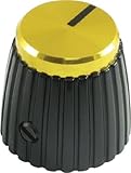 Marshall Replacement Guitar Amp Knob, Gold Cap, Set Screw