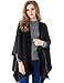 Veniroc Women Winter Cashmere Shawl Cardigans Sweater Coat Poncho Capes