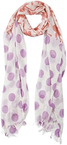 BYLUNTA Women's Lightweight Fall Winter Fashion Scarf (Foral Flower/Purple)