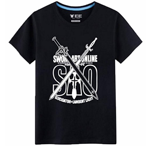 Poetic Walk SAO Sword Art Online Cosplay Costume Cotton Tshirt tee