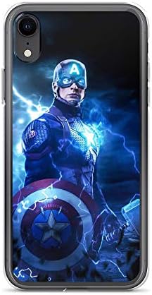 iPhone 7 Plus/8 Plus Pure Anti-Scratch Case Captain Shield America Lift Thor Hammer Steve Rogers Stan Lee Avengerss Movie Shield Comic Superhero