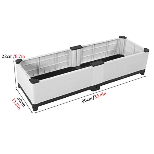 LLFF Hochbeet Pflanzbeet Gemüsepflanze Hochbeet, Garten Pflanzer Box für Blumen Gemüse, Outdoor Indoor Pflanzkasten… – Bild 3