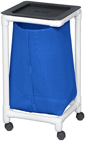 Single Linen Hamper Mesh Blue