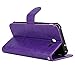 For Samsung Galaxy J7 V / J7 2017 / J7 Prime / J7 Perx / J7 Sky Pro / Galaxy Halo Case, LK Luxury PU Leather Wallet Flip Protective Case Cover with Card Slots and Stand (Purple)