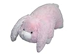 Pink Bunny Zoopurr Pets 2-in-1 Stuffed Animal and Pillow Large 19