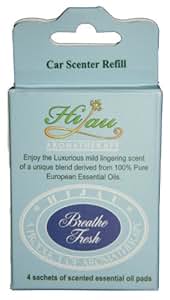 freshener wafers air Refill  Natural BREATHE 5 Pads Car Air Aromatherapy of Freshener Amazon.com: Scented FRESH