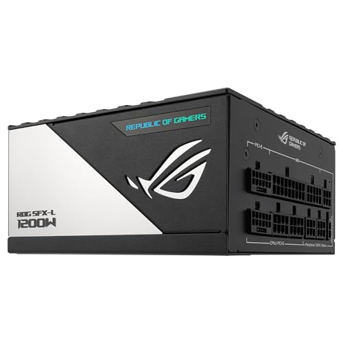 Asus Rog Loki Sfx-L 1200W, Fully Modular Power Supply, 80+ Platinum, 120Mm Pwm Argb Fan, Aura Sync, Atx 3.0 Compatible, Pcie 5.0 Ready, 10 Year Warranty - View 9