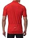 Spotti Men's Cycling Bike Jersey Short Sleeve with 3 Rear Pockets- Moisture Wicking, Breathable, Quick Dry Biking Shirt Red