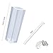 OPount 10 Styles DIY Resin Silicone Mold with 3 Styles 100 Pieces Screw Eye Pins Set for Making Jewelry Necklace Pendant Charm Tools Accessories
