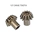 YANSHON Upgrade Parts Motor Driving Gear Wltoys Metal Gear 12T 24T 30T Motor Driving Gear Metal Differential Gear Set for WLtoys 12428 12423 RC Car (16Pcs, 8Pcs/Set)