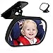 Pnbb Shatterproof Baby Seat Mirror, Easily Watch Your Baby with Clear View and Adjustable Rotation Design