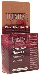 Trustex Chocolate Trustex Latex Condoms- Pack of 3