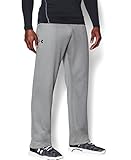 Under Armour Men's Armour Fleece In The Zone Pants, True Gray Heather/Black, X-Large
