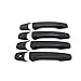 NINTE Door Handle Cover for 2011-2019 Ford Explorer & 2011-2014 Ford Edge|4 Dr Gloss Black Covers NO Passenger Keyhole (NOT The Replacement)