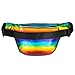 GenericABCDEFG FZGJ Fanny Pack-PU Waterproof Rave Festival Hologram Travel Waist Bag (Rainbow-02)
