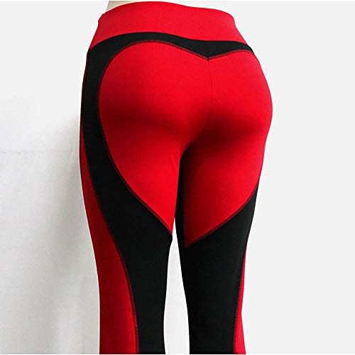 Aoligei Yoga Pants Women,Women Compression Yoga Pant Grey Sport Micro Brush Colorblock Exercise Tight for Runing,Jogging