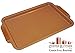 Copper Kitchen Non-Stick Cookie Sheet - E4U 18 x 12 Carbon Steel Chefs Baking Sheet