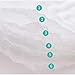 Lucear Muslin Cotton White Baby Bath Towels with Hood and Waistband Also for Baby Blanket