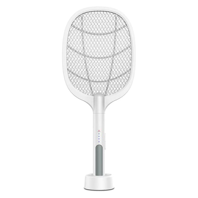 Raquete Elétrica Recarregável Bivolt Mata Pernilongos Moscas CM21