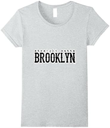 Womens Straight Outta Brooklyn - American Baseball Cap Large Heather Grey