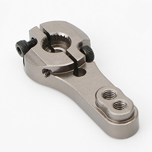 5PCS Light Grey 25T M3 Metal RC Servo Arm Horn for Futaba Savox Xcore HL HSP HD