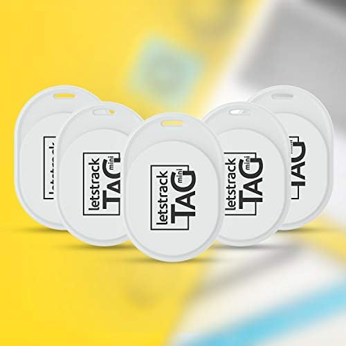 Letstrack TAG Mini Smart Bluetooth Tracker for Keys, Wallet, Pets and Kids – Phone Finder, Smart Lost Item Tracker (Pack of 5, White) Letstrack TAG Mini Smart Bluetooth Tracker for Keys, Wallet, Pets and Kids – Phone Finder, Smart Lost Item Tracker (Pack of 5, White)